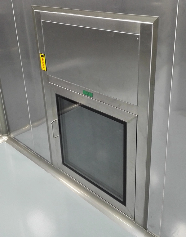 SGS Certified Electronic/ Mechanical Interlock Laminar Flow Clean Dynamic Pass Through Box Transfer Window for Cleanroom & Laboratories with UV Sterilization