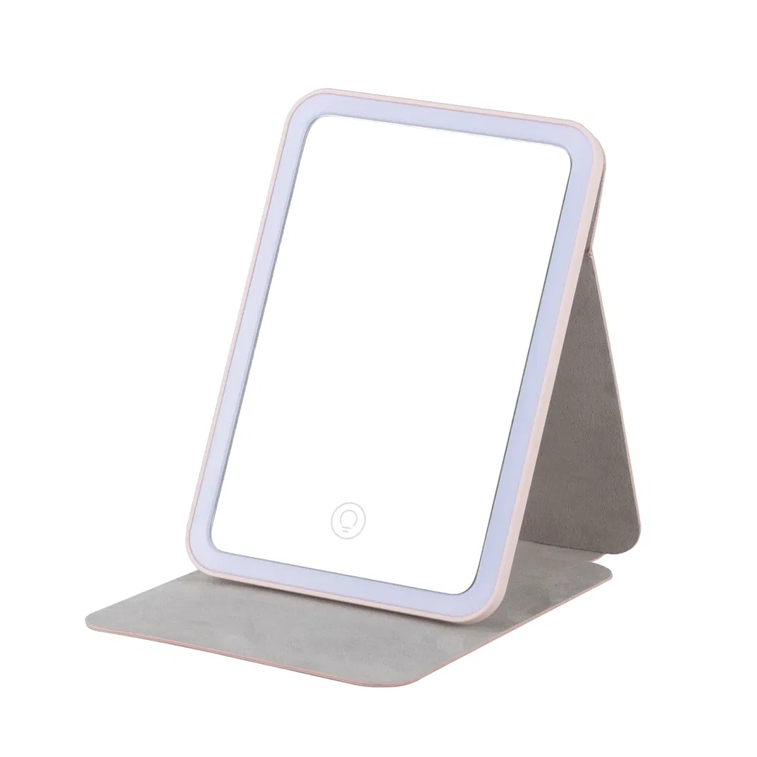 Flat Pack Touch Switch LED Table Mirror