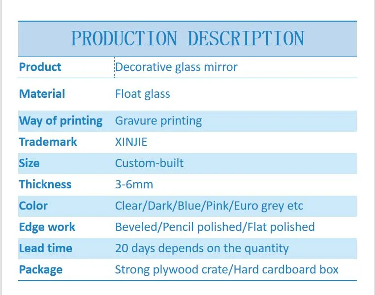 Aluminum Mirror Flat/Beveled Edge Drill Holes Building Decorating